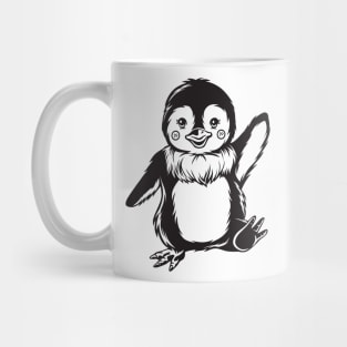 Holiday Penguin Mug